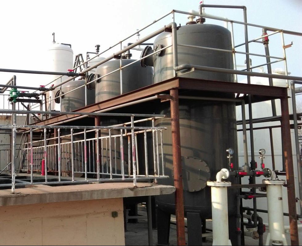 Figure 7-1 On site application of adsorption tower