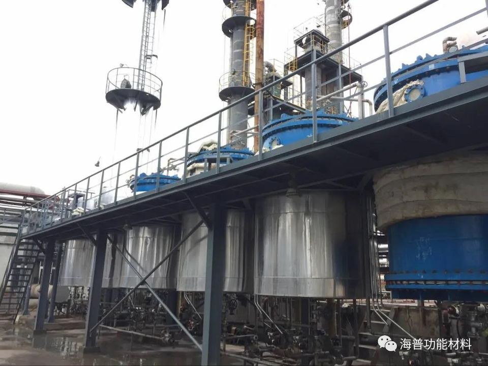 On site application demonstration of Haipu customized adsorption process