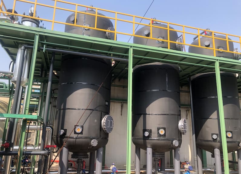 On site application of adsorption tower On site application of adsorption tower