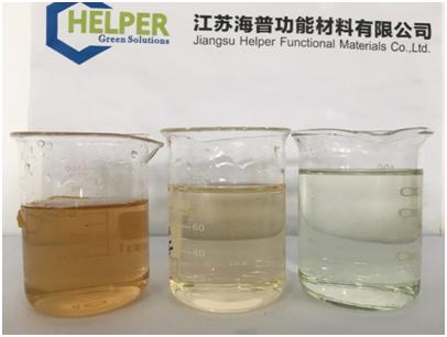 Appearance of Raw Water (left), Adsorbed Water (middle), and Oxidized Water (right) Appearance of Raw Water (left), Adsorbed Water (middle), and Oxidized Water (right)