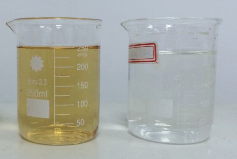 Raw water and effluent Raw water and effluent