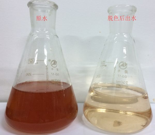 Raw water and effluent Raw water and effluent