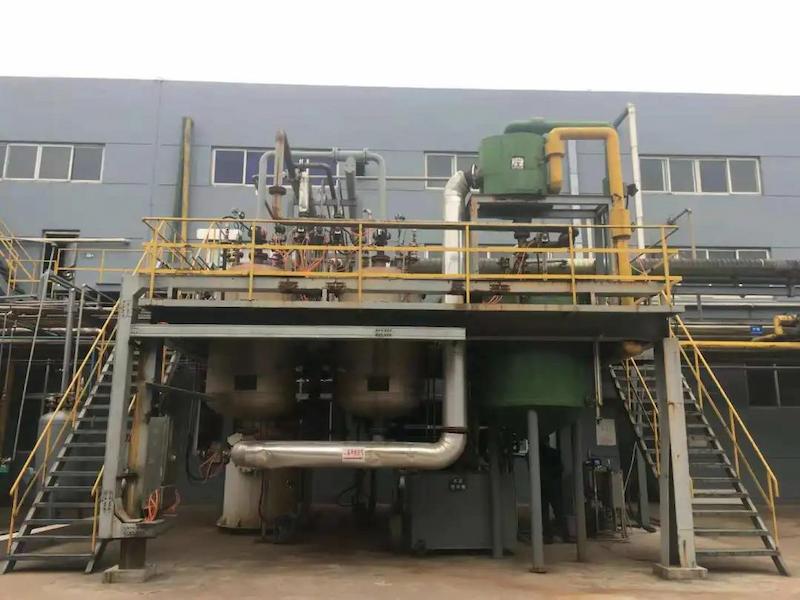 On site treatment project for benzene and ester waste gas