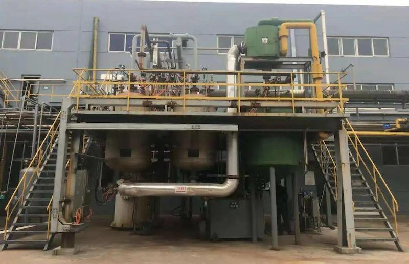 On site treatment project for benzene and ester waste gas