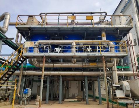 A petroleum ether waste gas treatment project