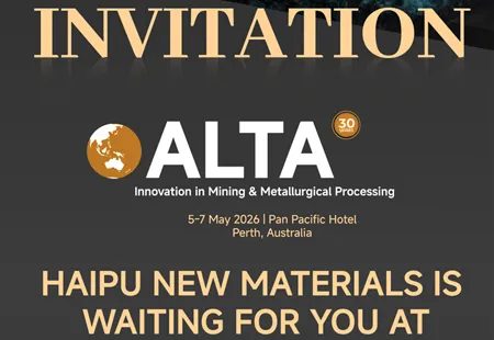 Invitation | Haipu Invites You to ALTA 2026 — The Australian International Mining and Metallurgy Exhibition